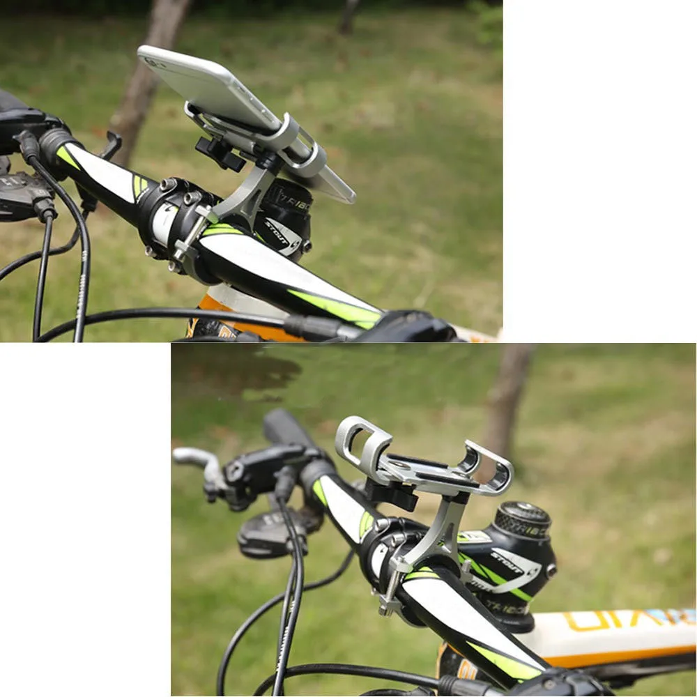 Adjustable Flexible Universal Aluminum Smart Accessories Motorcycle Stand Mountain Bike Mobile Phone Holder