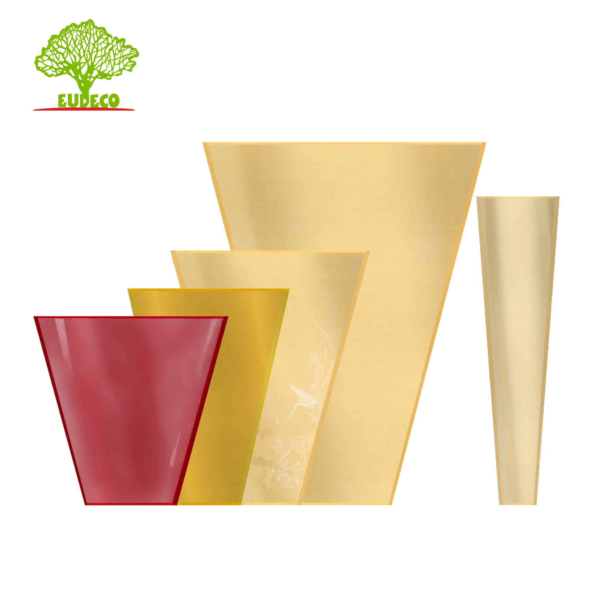 Wholesale Cheap Plastic Transparent Sleeves Floral Packing