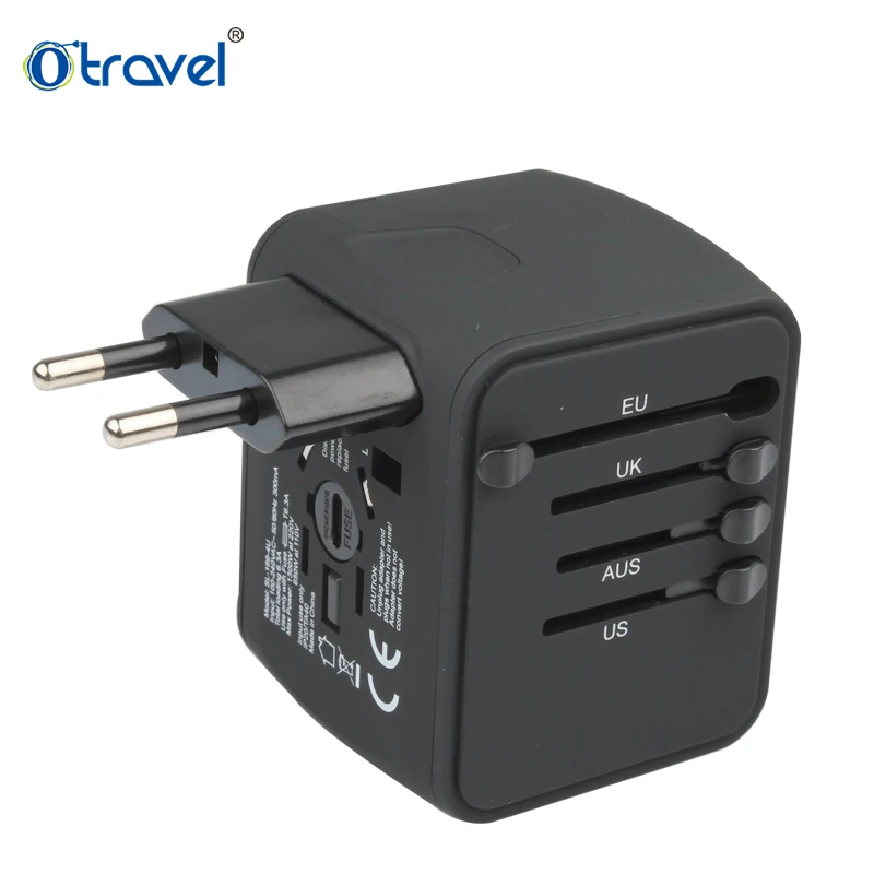 Universal USB international power adapter universal adaptor travel plug adapter converter Travel adaptor with 4 USB wall adapter