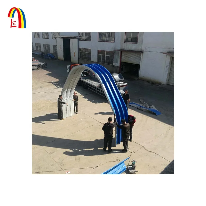 China supplied steel zinc multi model arched curving roof making machine