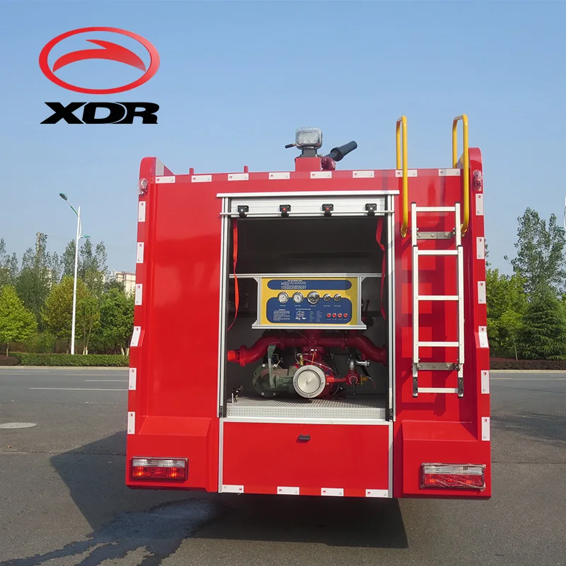 Suizhou XDR 3000gallons water tanker fire rescue fire fighting truck