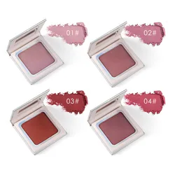 Hot Selling Private Label Custom Vegan Blush Bronzer Cheek Single Blush Pallet Blush Palette Makeup Blush
