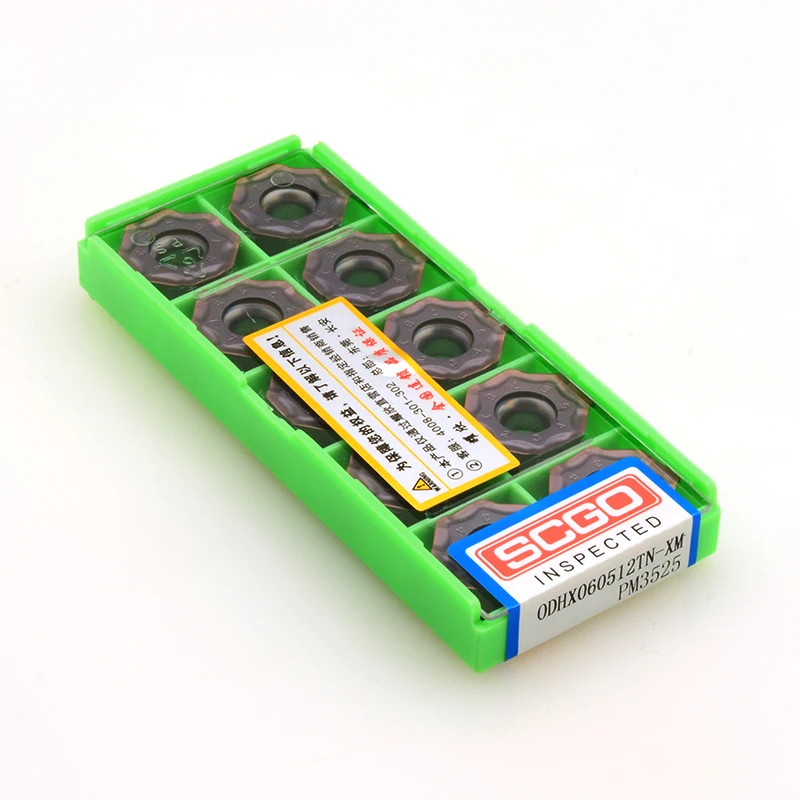 SCGO 8 corner CNC milling tool holder inserts ODHX060512 PM3525 for stainless steel