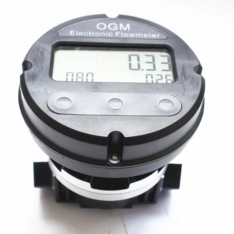 Oval gear flow meter for oil/electronic meter/aluminum gear flowmeter