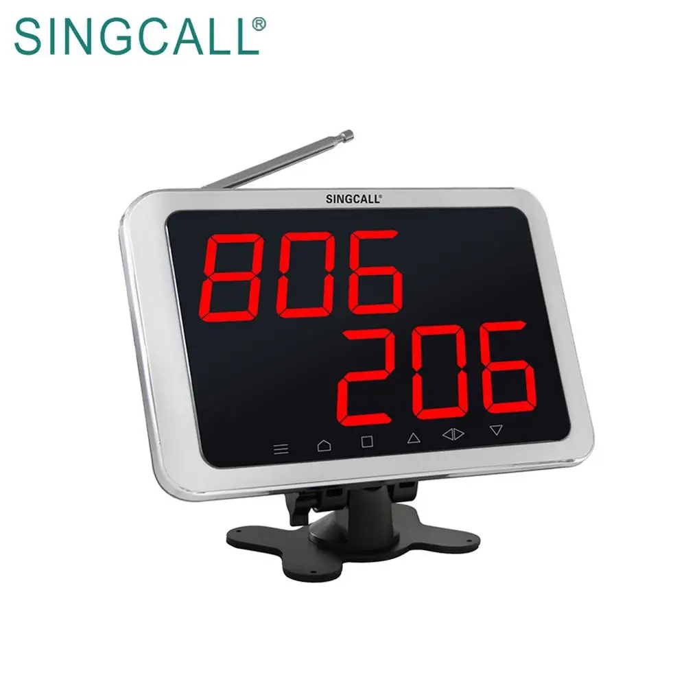  Беспроводной ресторанный зуммер SINGCALL кнопка вызова система