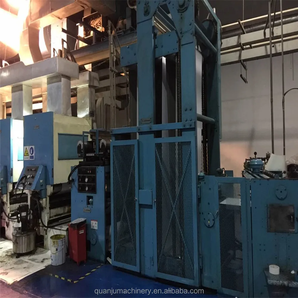 Used 8 color 820mm width shaftless rotogravure printing machine made in Germany