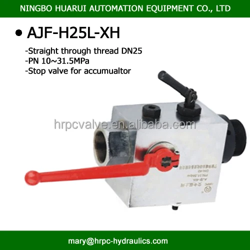 AJF безопасности запорный клапан между мочевого пузыря аккумулятора и трубы системы