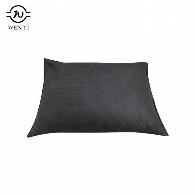 
Self inflating black non-woven flood control sand bag 