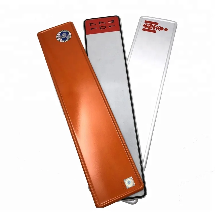 China Factory Wholesale aluminum number embossed blank license plate