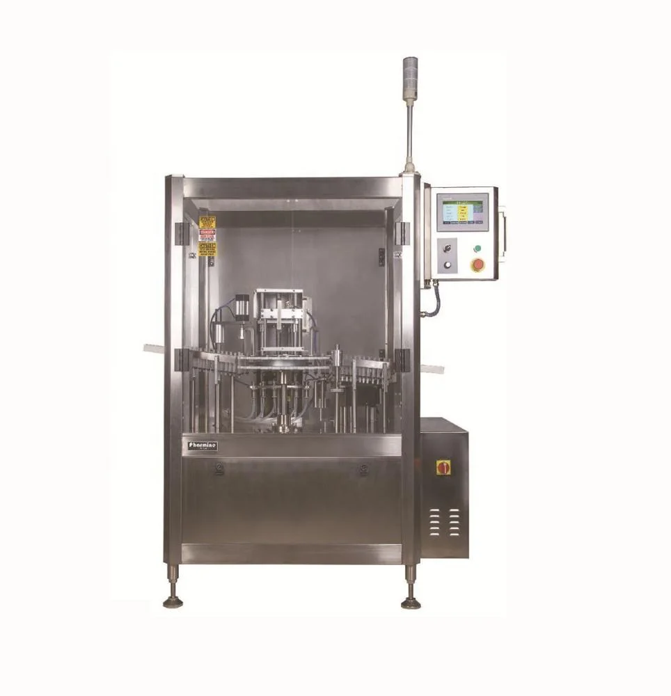 Fully automatic plastic pre filled  syringe filling and cap machine for different liquid, gel product