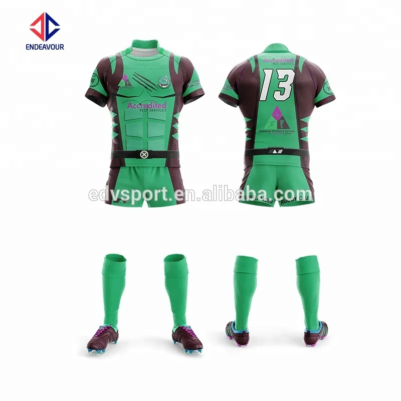 Custom cool sublimated rugby jersey for sale