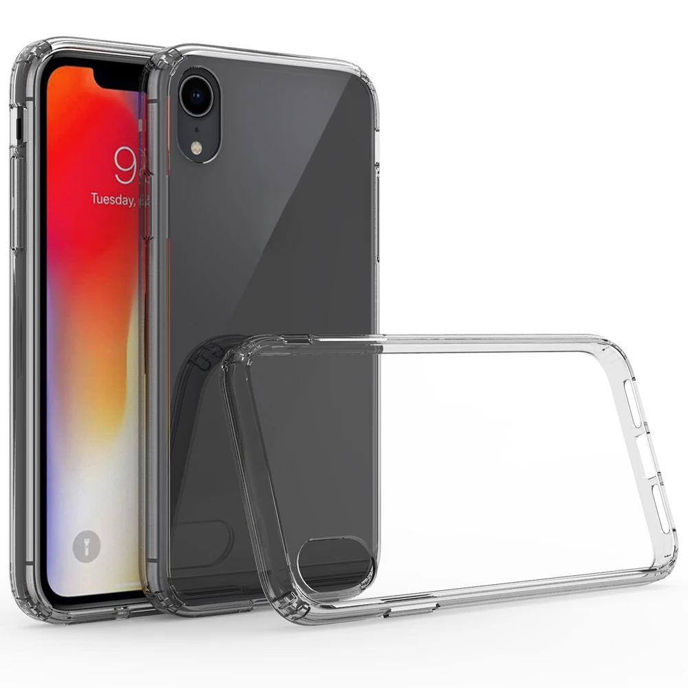 Crystal clear phone case transparent case for iPhone 9 plus