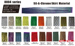 China Factory Making Fishing silicone skirt making material,rubber skirt tab