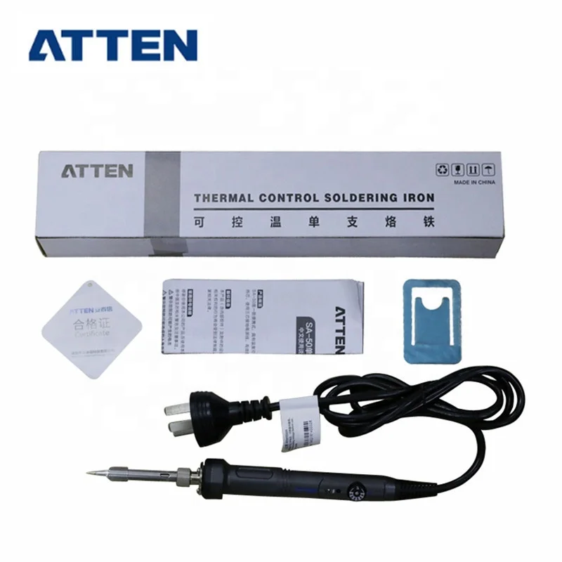 Внимание SA-50 50W высококачественный профессиональный паяльник для подключения к со сменными паяльное жало