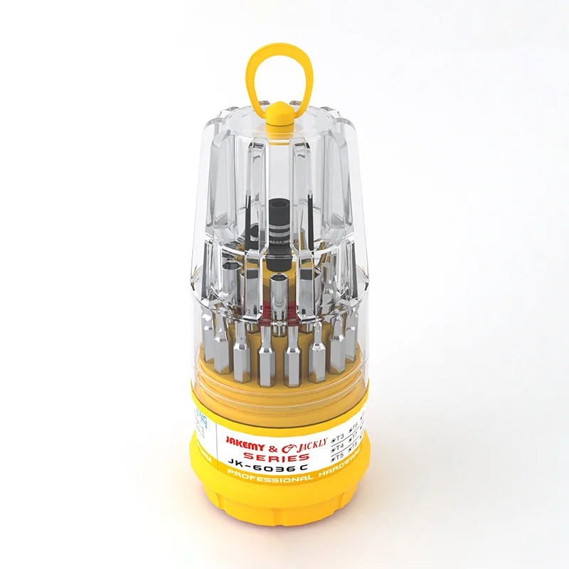  JACKLY JK-6036C многофункциональный Набор отверток с магнитными насадками для ремонта дома «сделай