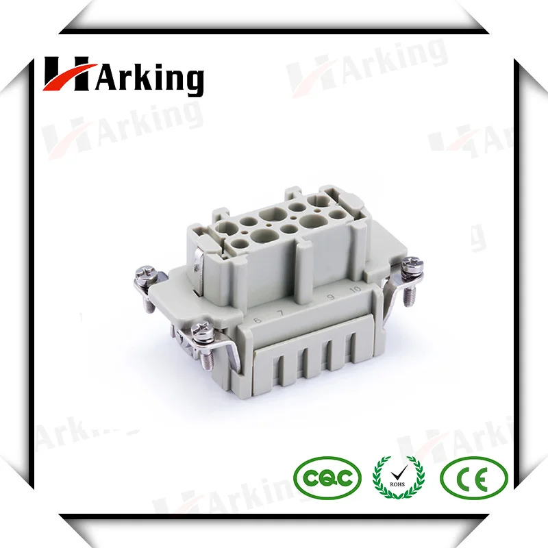 Harking он-010 multi pin обжимной вывод autotive разъем, 10 контактный прямоугольный разъем