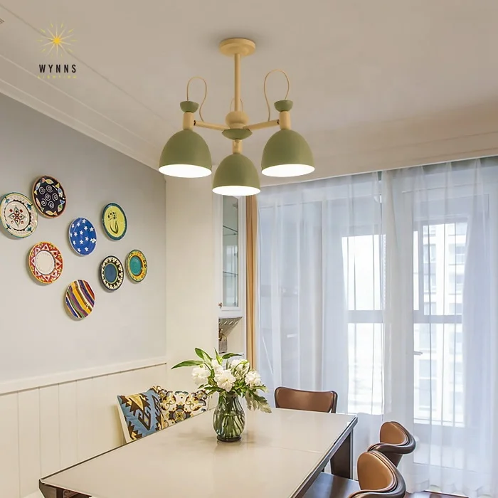 Low ceiling modern simple chandelier lighting Nordic postmodern flush mount lights semi-flush mount lighting home decoration