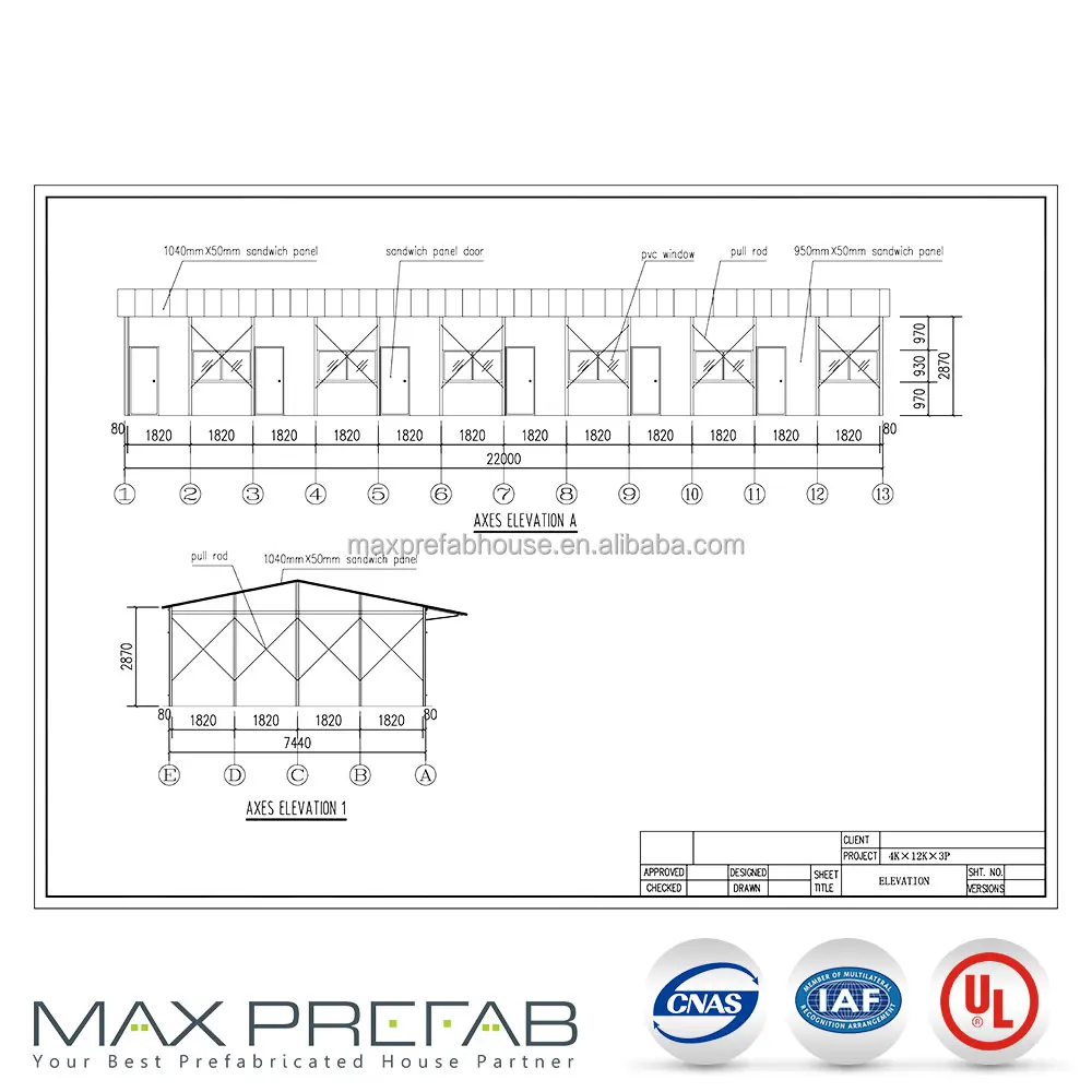 K Modular Prefabricated Model House Building