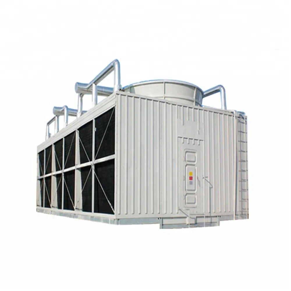 Big Cooling Capacity Cross Flow GRP Square  Water Cooling Tower for Power Plant Industry