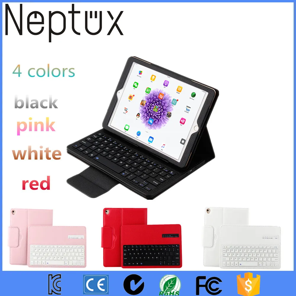 Bluetooth Клавиатура Folio Смарт Чехол Со Съемной Беспроводной Клавиатурой для iPad воздуха 1/2/iPad Pro 9.7