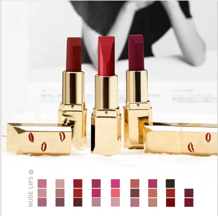 OEM/ODM private label fasion natural shining waterproof lipstick