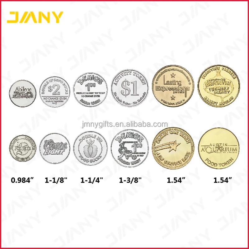 Custom Engraved Nickel Silver Coins and Tokens