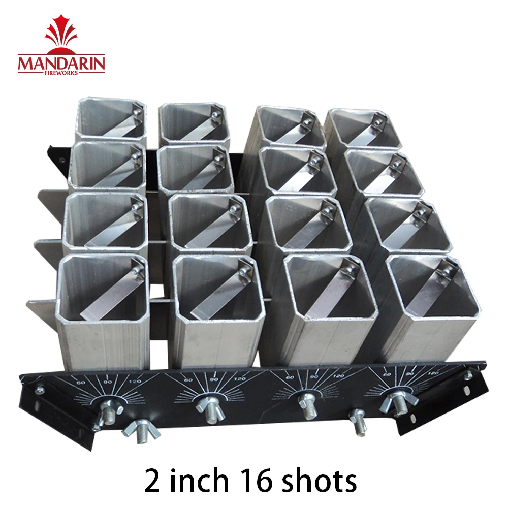 1,2 дюйма 32 выстрела Алюминиевый одиночный держатель фейерверк стеллажи
