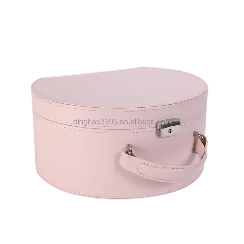 China Professional Factory Custom PU Tote Makeup Cases/New Design Young Girl PU Beauty Case/Round Eco-friendly pu Cosmetic Case