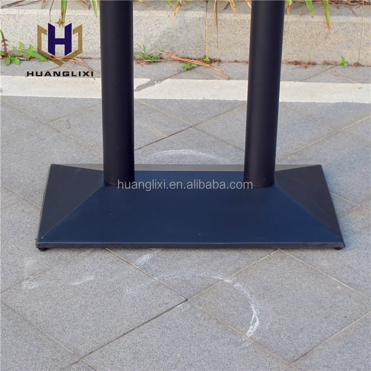 Economical Custom Design Cast Iron Bar Buffet Table Legs Black Table Base Furniture for Dining Outdoor School Hotel Modern Style