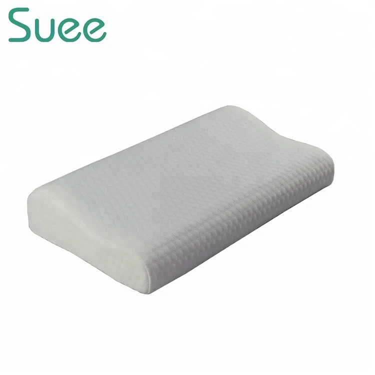 Wave Shape Cool Gel Contour Massage Orthopedic Elastic Memory Foam Pillow