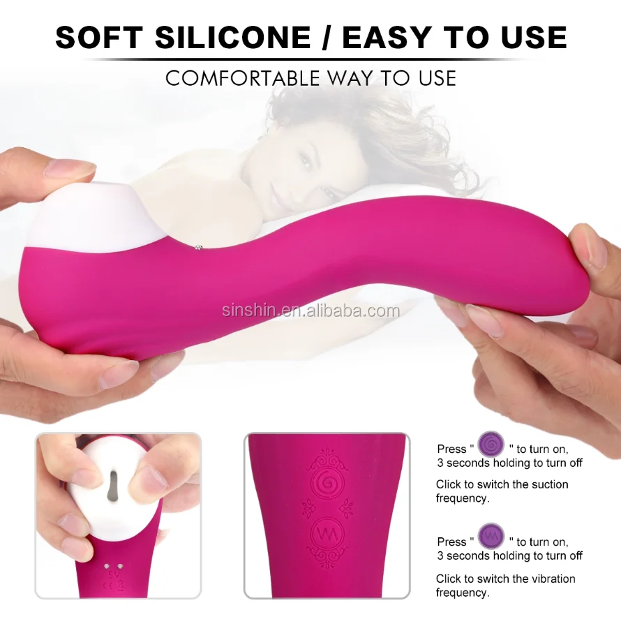 
Good price Vibration Silicone Vaginal Massage Clitoris Pussy Nipple Breast Sucker Sucking Vibrator Sex Toys for Women Female 