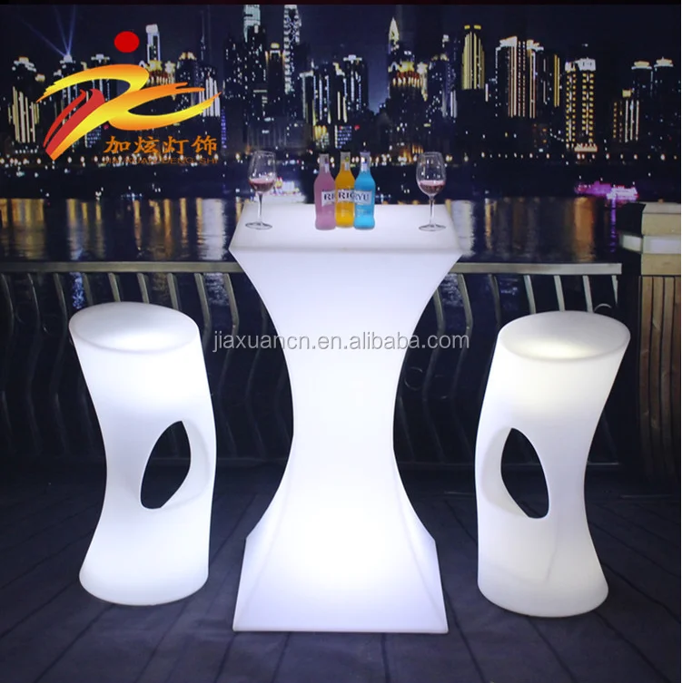 Перезаряжаемый стул со светодиодной подсветкой, барный стул и сиденье, 16 цветов