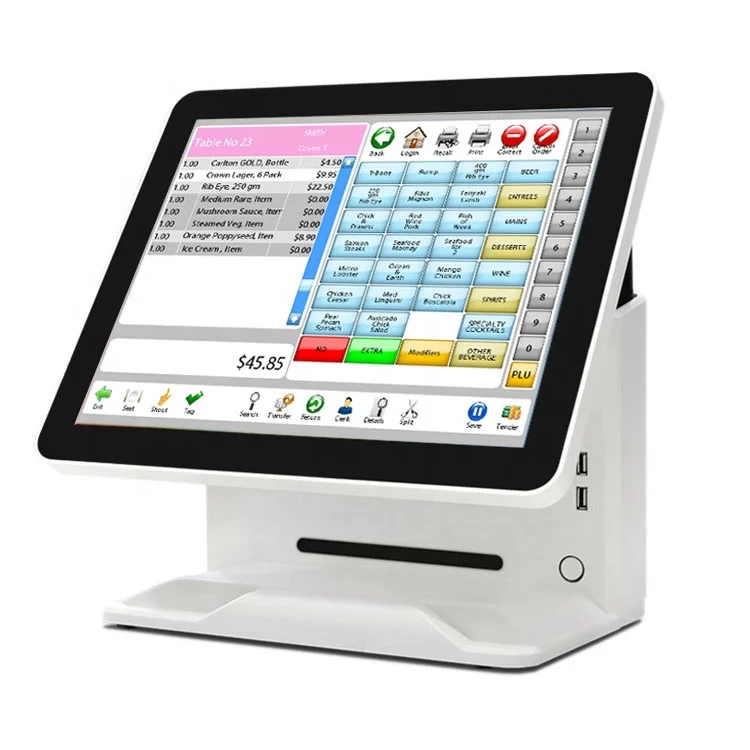 High quality 15.6 inch all in one pc touch screen pos machine for restaurant-----Gc066