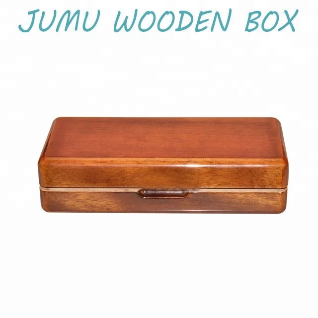 hot sale luxury small cedar wood cigar box for 3 cigars