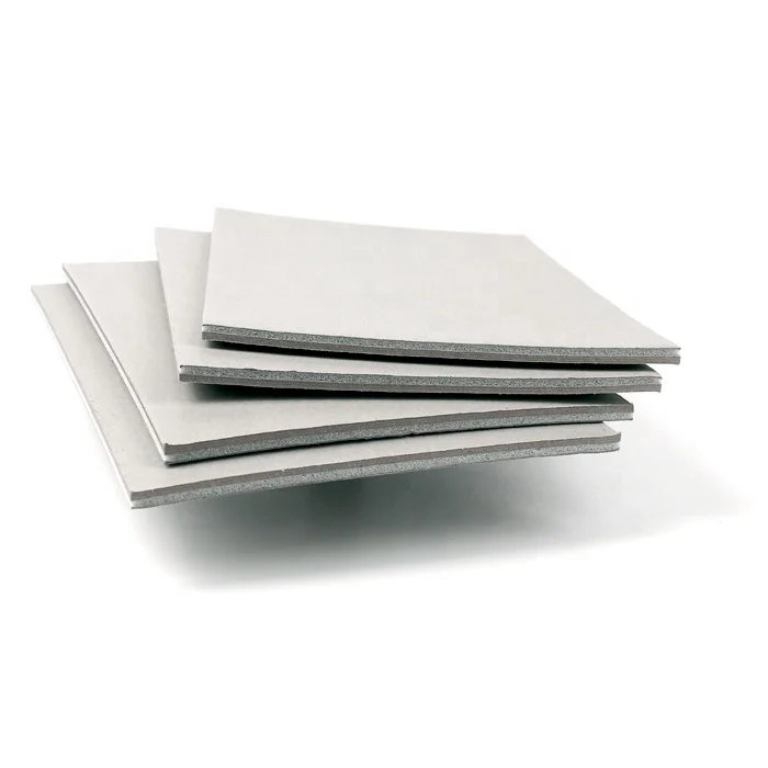 Recycled Laminated Chipboard Paper Grey Board with Sponge