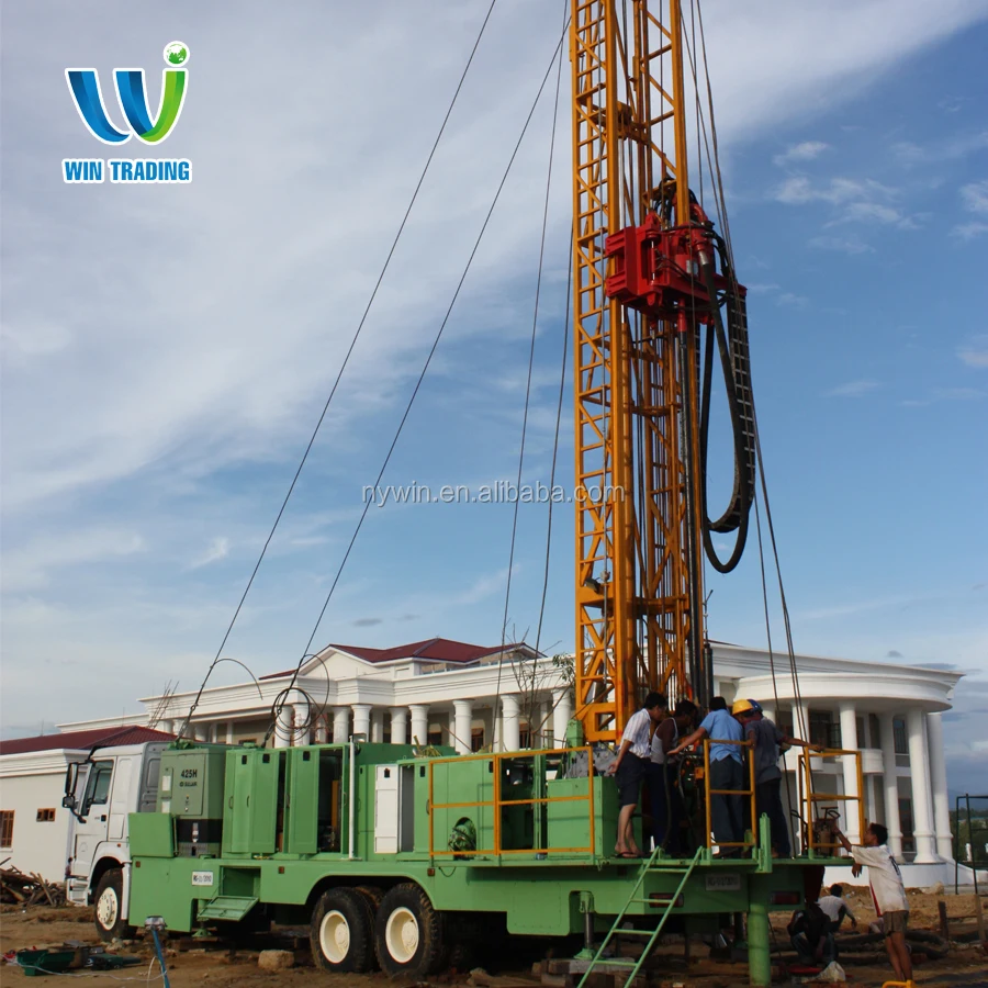 RG Full Hydraulic 800m Bore Hole Truck mounted Water Well Drilling Rig