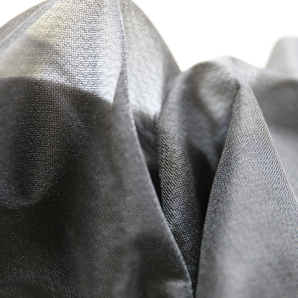 Hot Selling 100% Polyester Circular Stretch Interlining Woven Fusible Interlinings W50D