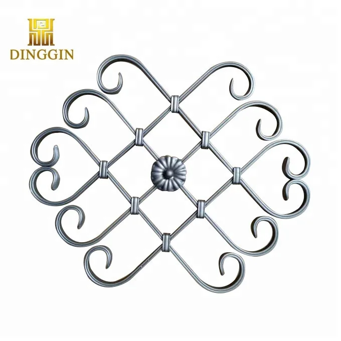Decorative Wrought Iron Window Grill Design