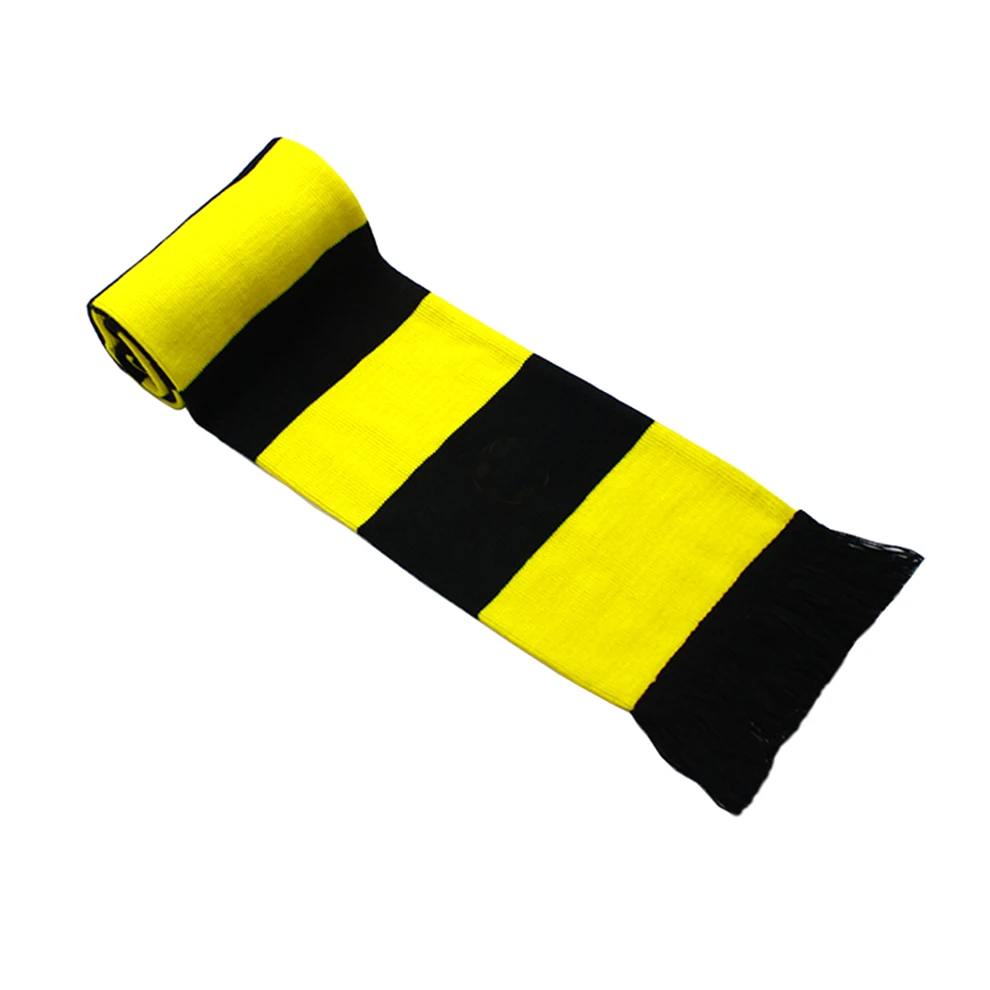 
Borussia Classic Striped Fan Football Scarf 