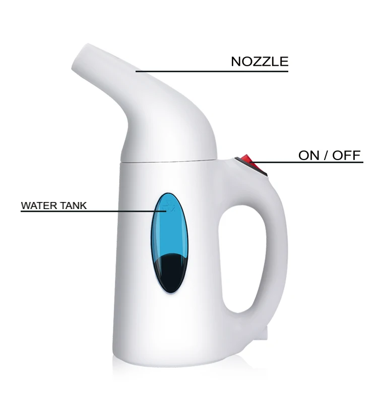 New small black hand held portable hot and cold clothing garment steamer brush cloths steamer industrial steam iron