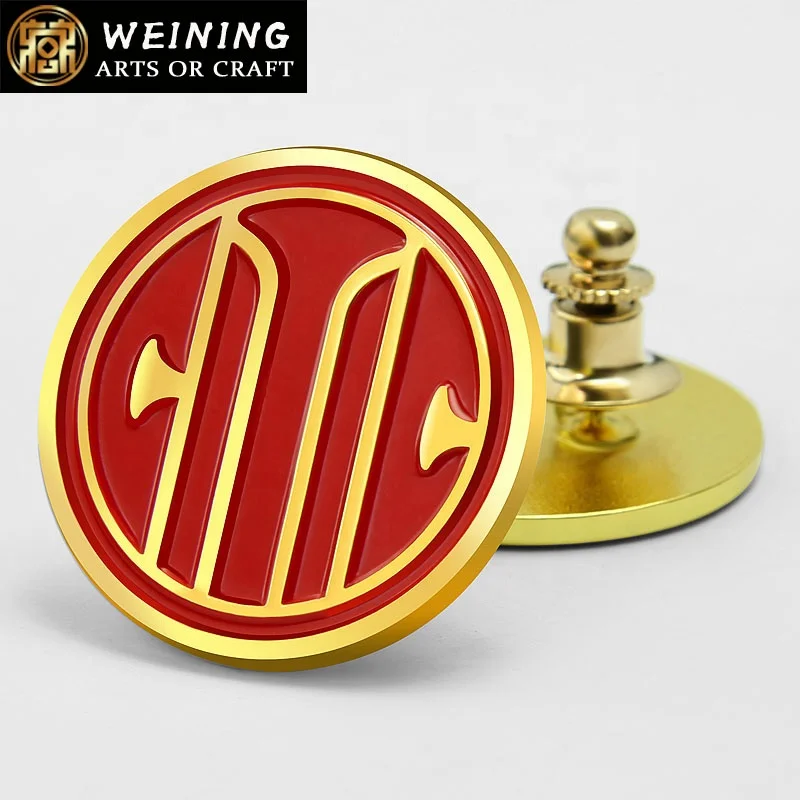 Custom 3d emblem and badge metal lapel pin