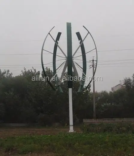 Hot !!! 1KW 3KW 5KW 10KW windmill home Vertical axis turbine wind generator for hybrid power system