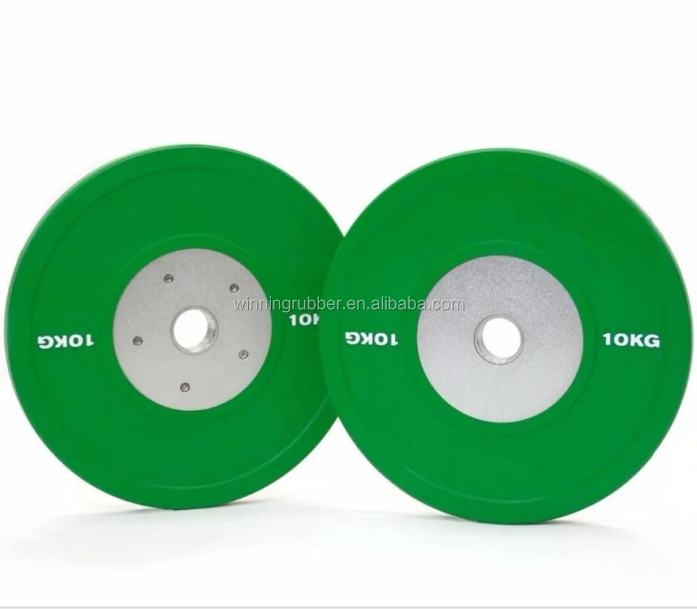 Прочный резиновый бампер для соревнований, Элитная пластина для тяжелой атлетики