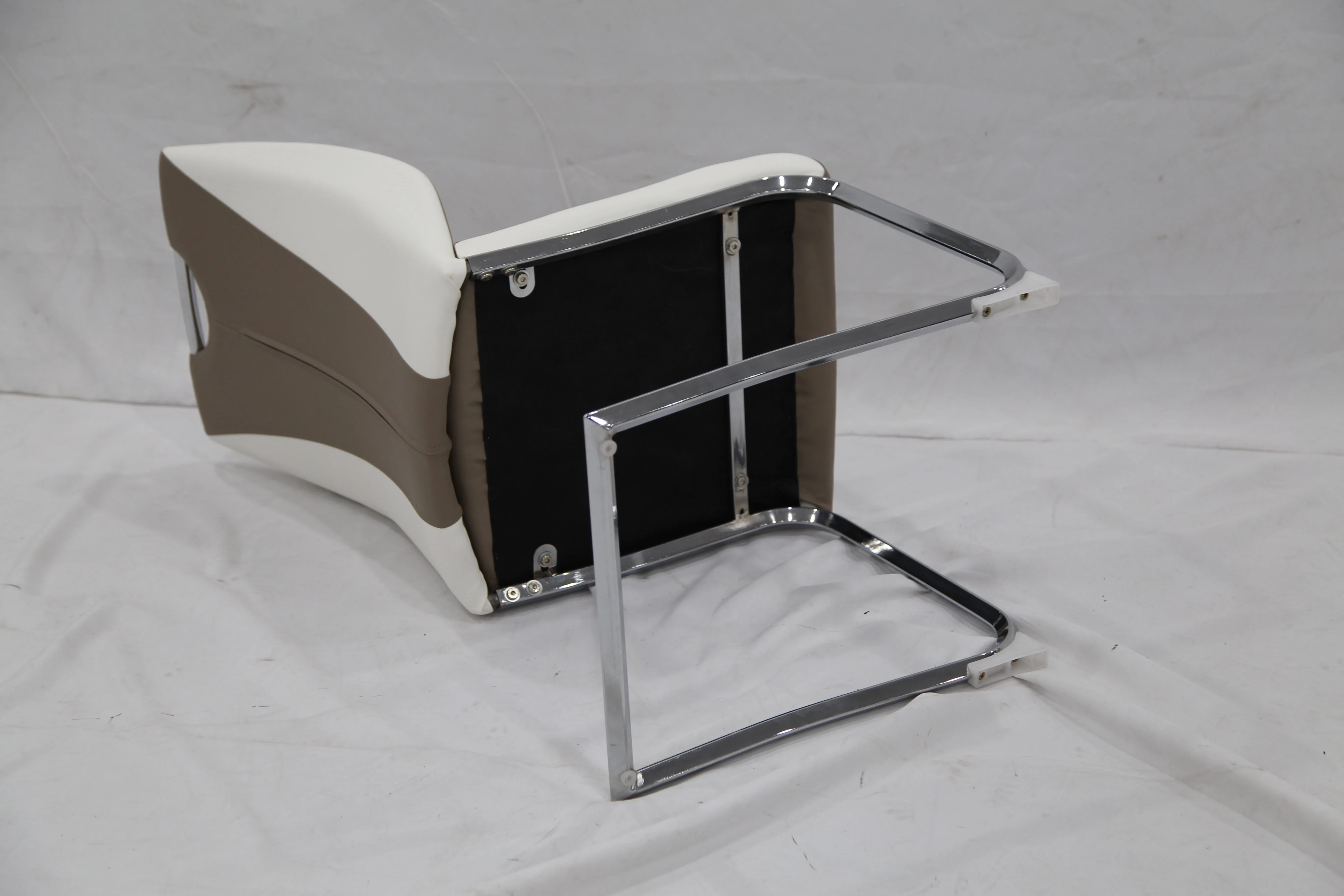 Modern Cheap High Back Used Stacking Luxury Galvanized iron tube Meeting Room Hotel Lobby Chairs For Sale Used EC78