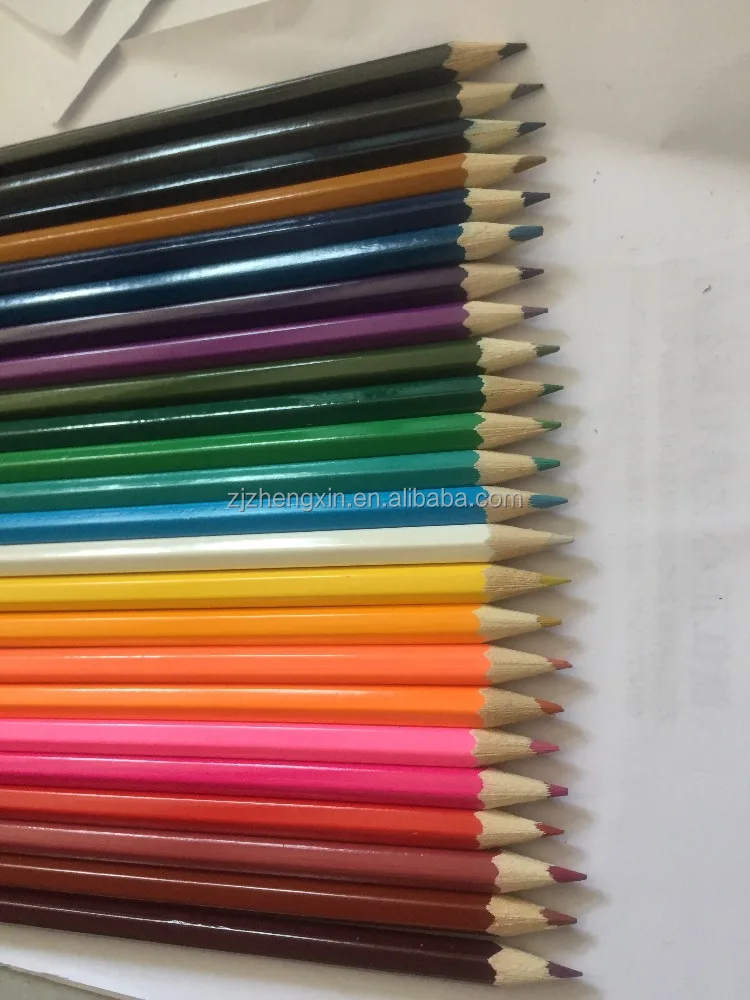 
2020 custom wood 24 colour pencil in tin box 