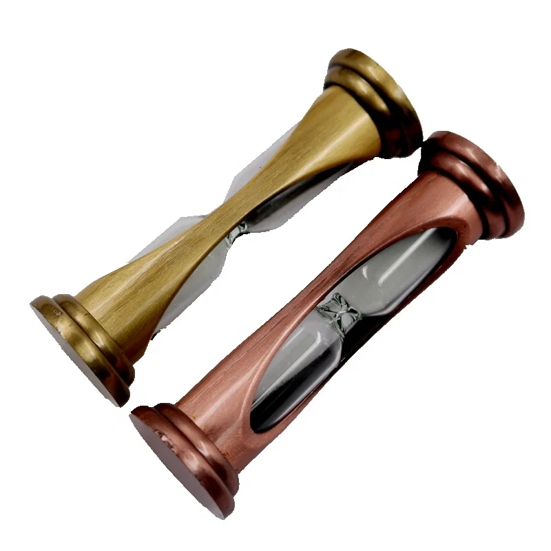 Vintage home decor Metal hourglass custom sand timer for different time