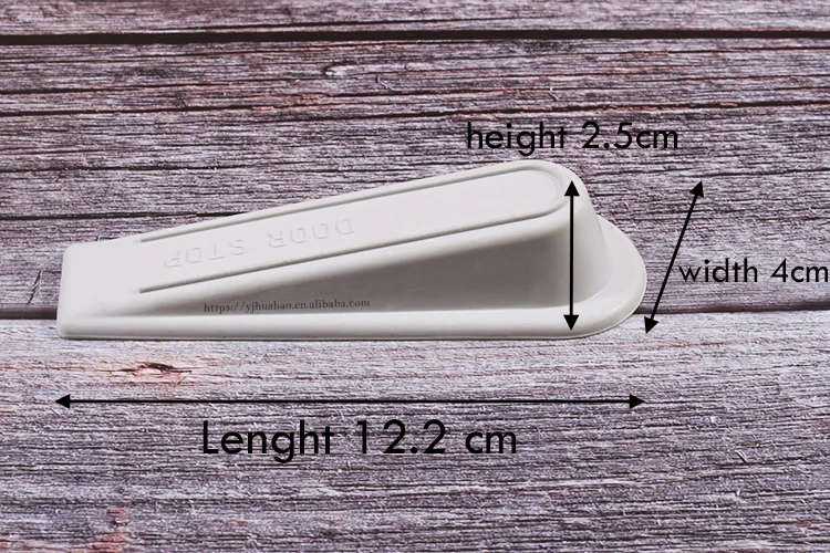 2pcs pack Blister card Classic Rubber Door stop rubber door wedge door stopper