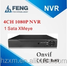 Xiongmai дешевый 4ch 1 SATA 1080P в режиме реального времени H.264 NVR с CMS xmeye