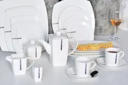 New Designed Wholesale Super White Plates Porcelain Dinnerware Set Ceramic