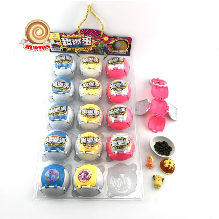 Sunflower sead chocolate bean filled ball toy candy set candy toy